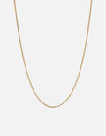 Miansai Necklaces 2mm Cuban Chain Necklace, Gold Polished Gold Vermeil / 24 in.