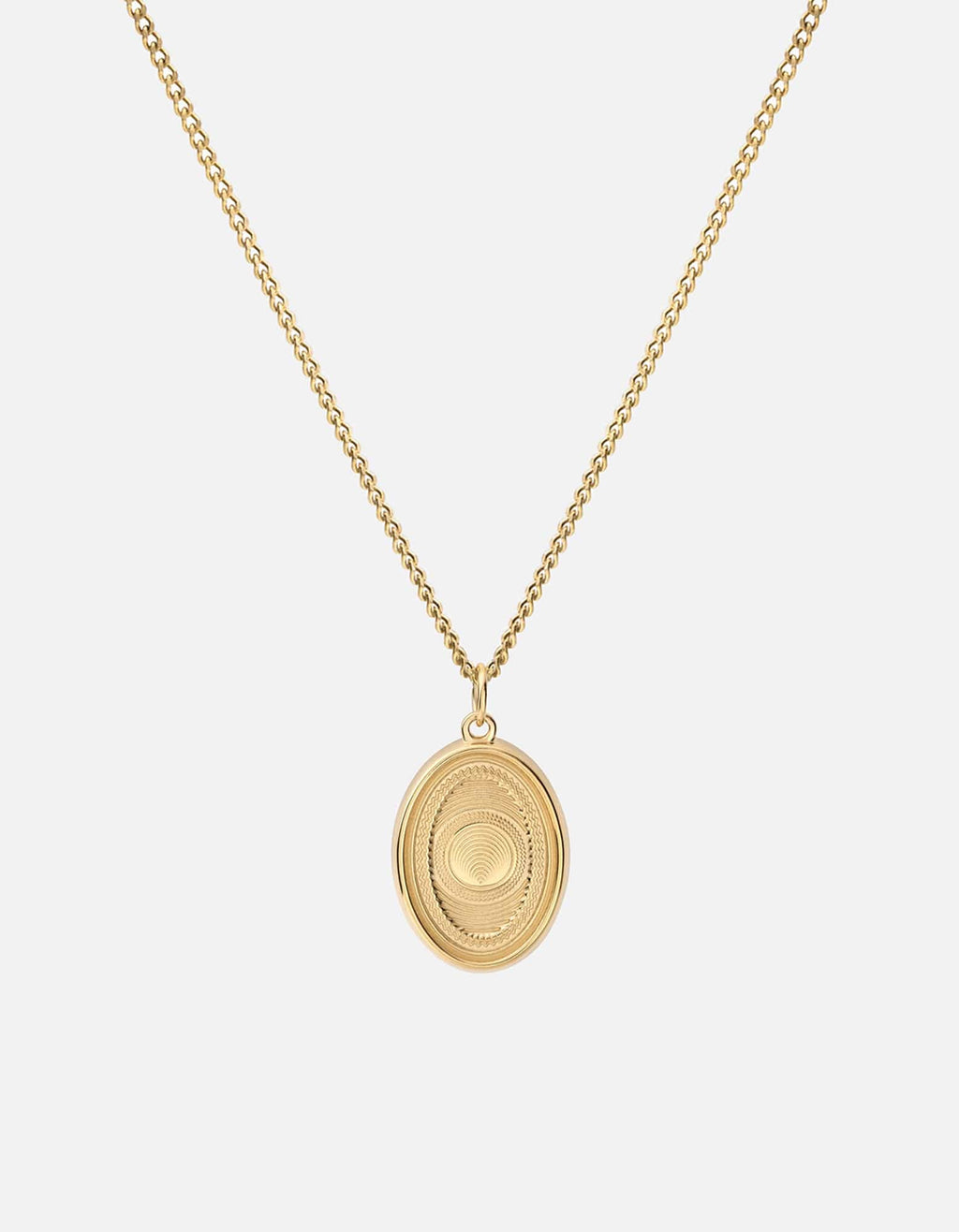 Miansai Necklaces Velocity Necklace, Gold Vermeil Polished Gold / 18 in. / Monogram: No