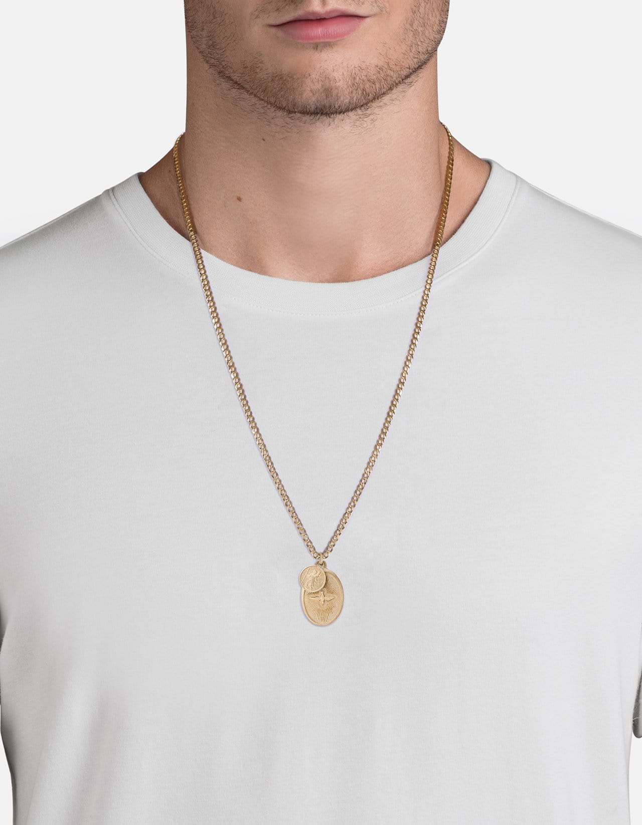 Dove Pendant Necklace, Gold Vermeil