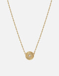 Miansai Necklaces Rey Necklace, 14k Gold Pavé Polished 14k Gold/Pave / 18 in. / Monogram: No