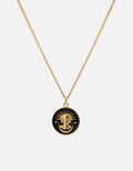 Miansai Necklaces Lady Liberty Necklace, Gold Vermeil/Black Black / 24 in.