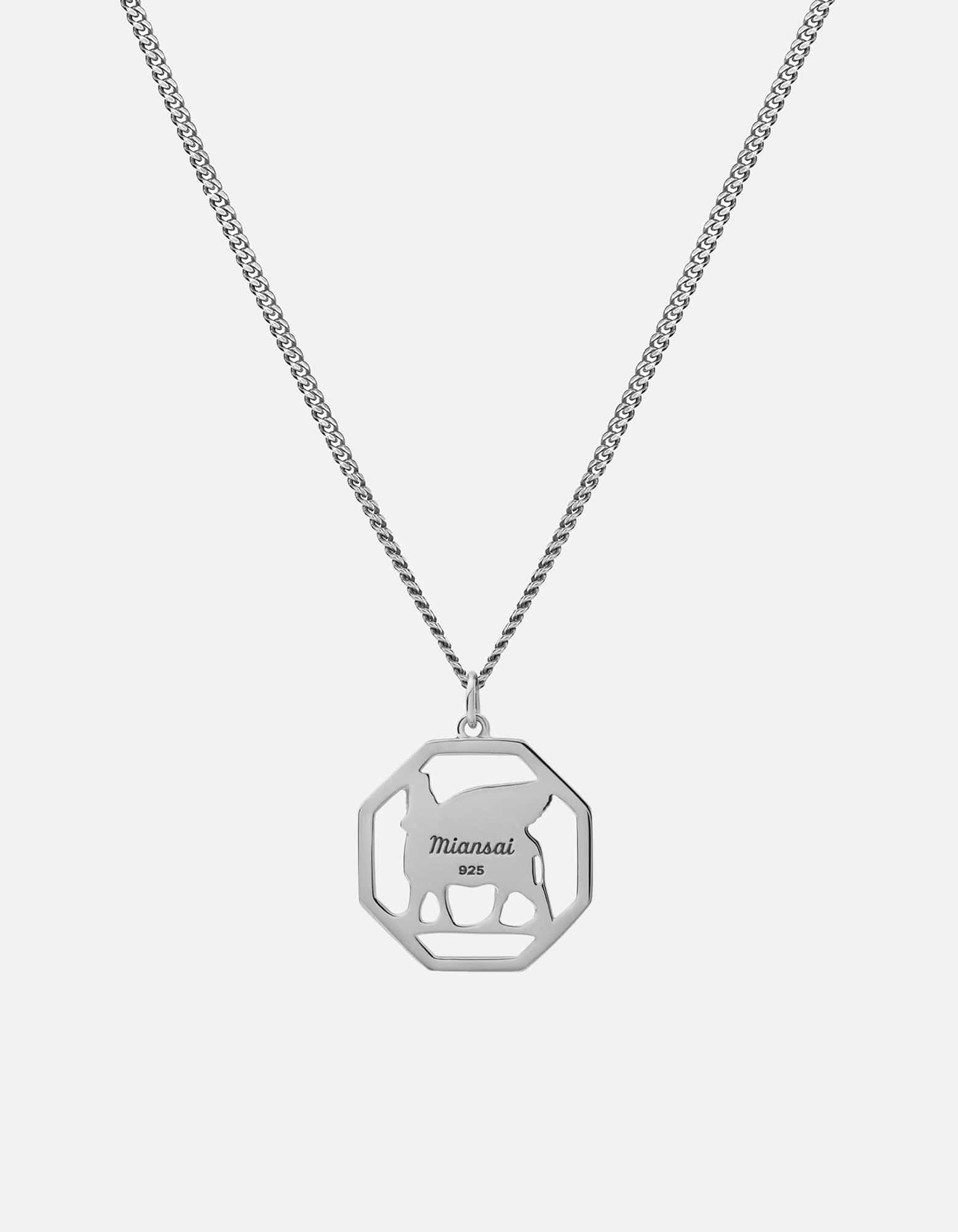 Lamassu Pendant Necklace, Sterling Silver