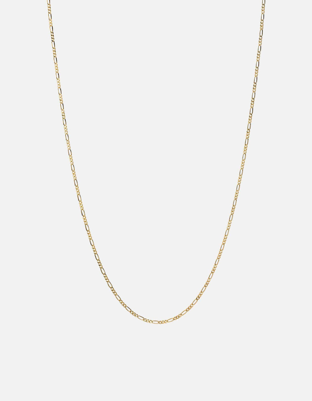 Miansai Necklaces Figaro Chain Necklace, Gold Vermeil Polished Gold / 24 in.