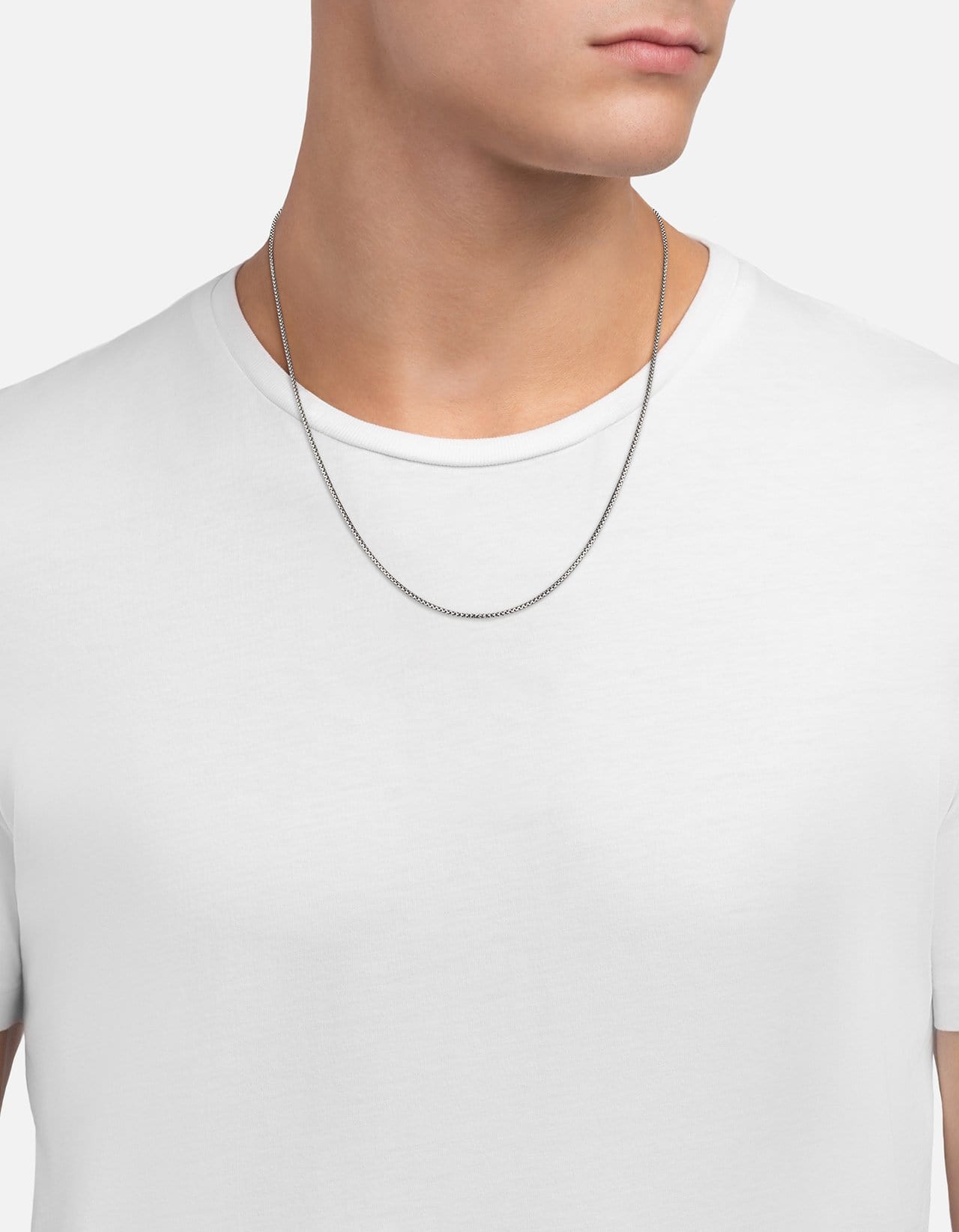 Miansai Necklaces Venetian Chain Necklace, Sterling Silver Polished Silver / 24 in.
