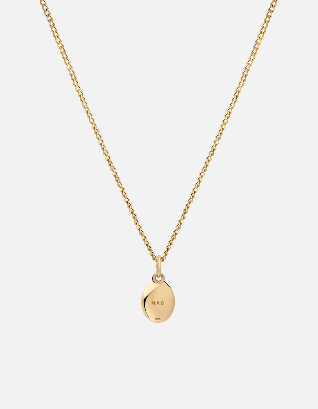 Portal Necklace, Gold Vermeil/Green