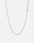 Miansai Necklaces 3mm Cuban Chain Necklace, Sterling Silver