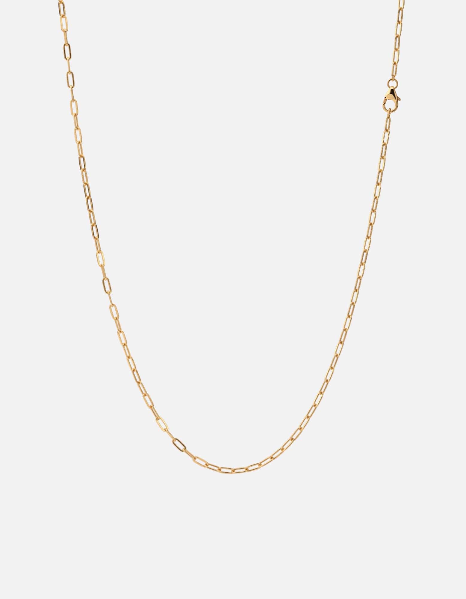 Miansai Necklaces 2.5mm Volt Link Cable Chain Necklace, Gold