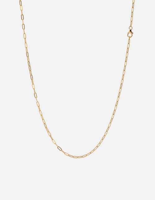Miansai Necklaces 2.5mm Volt Link Cable Chain Necklace, Gold