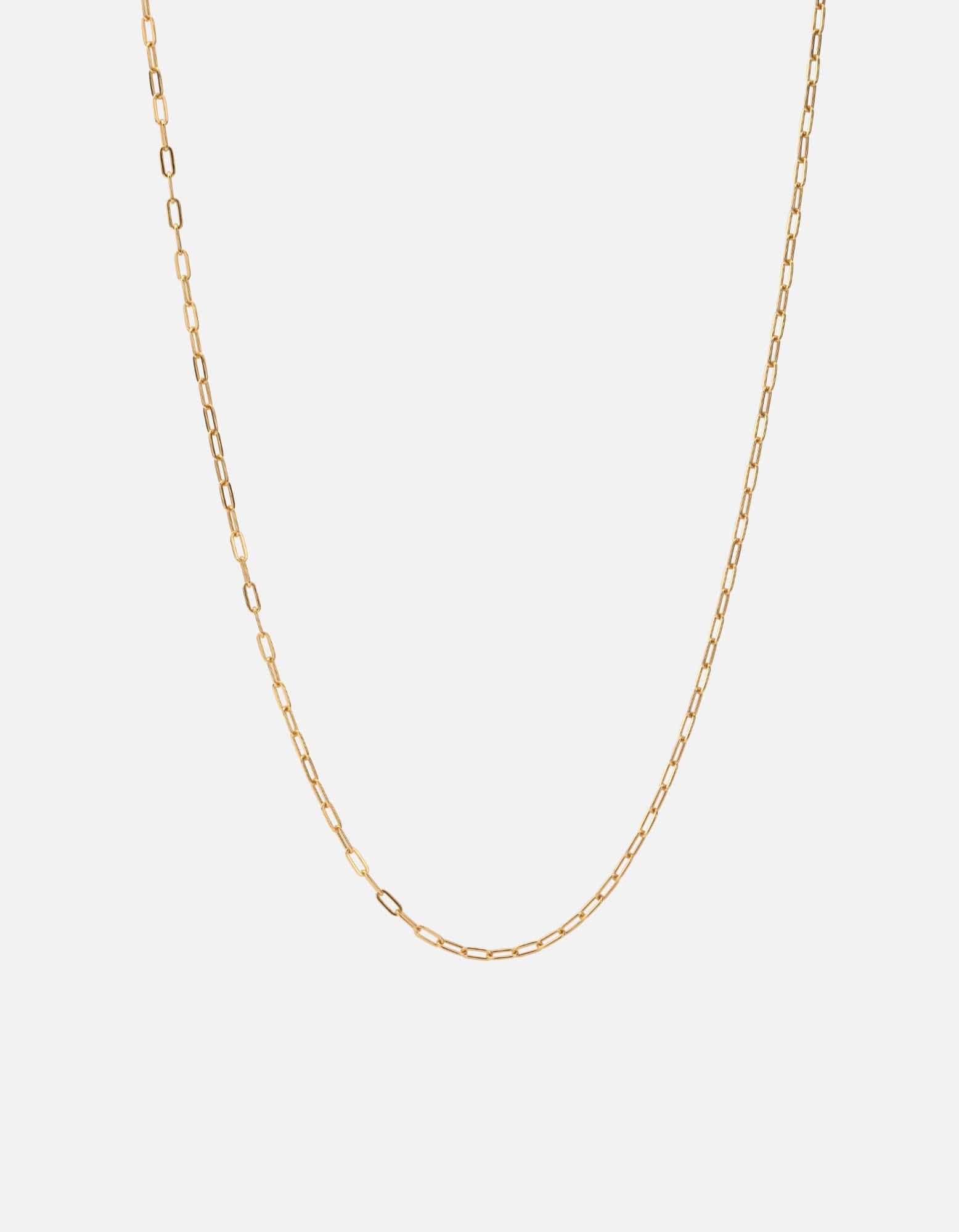 Volt Link Annex Clasp Necklace, Gold Vermeil