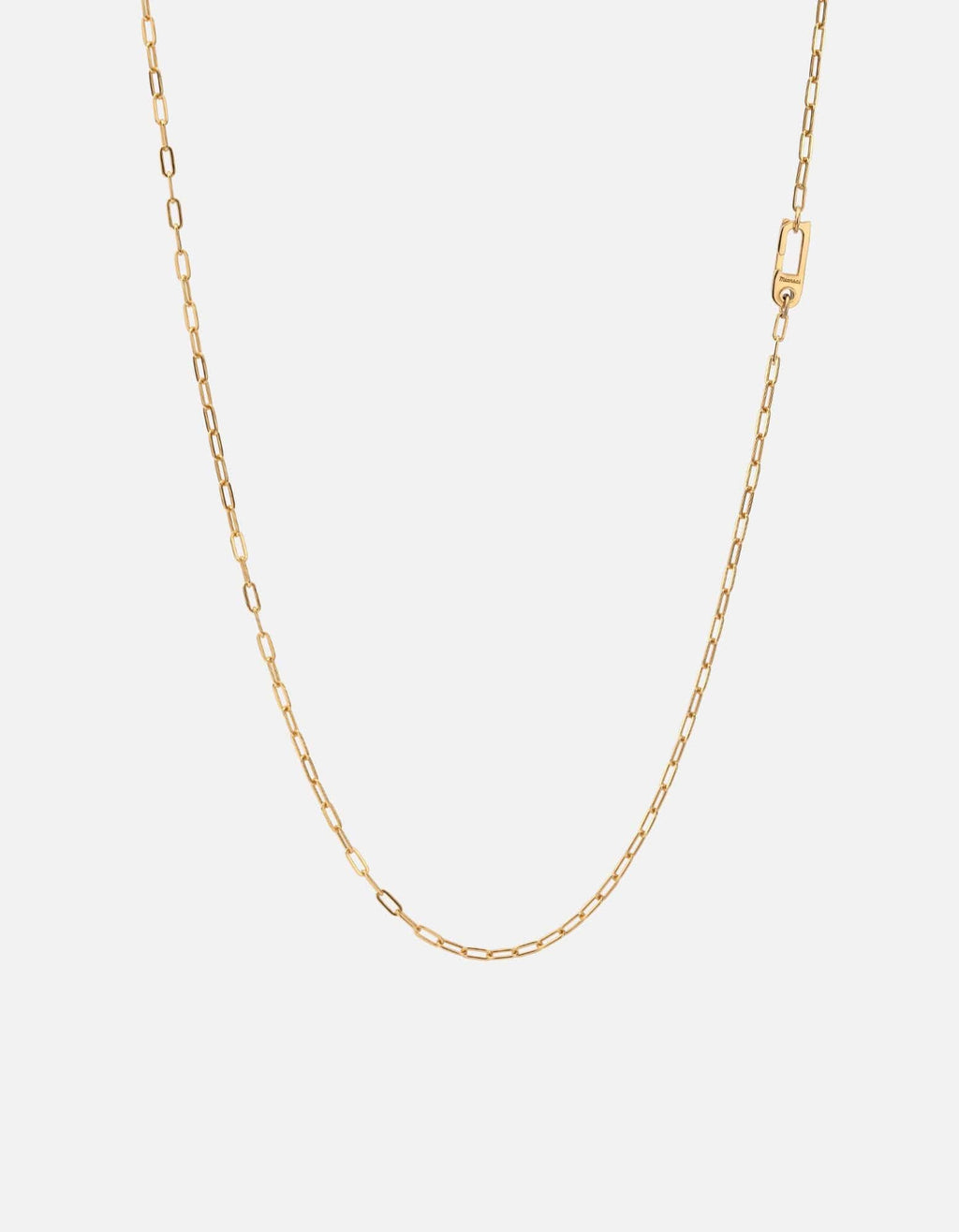 Miansai Necklaces Volt Link Annex Clasp Necklace, Gold Vermeil Polished Gold / 24 in.