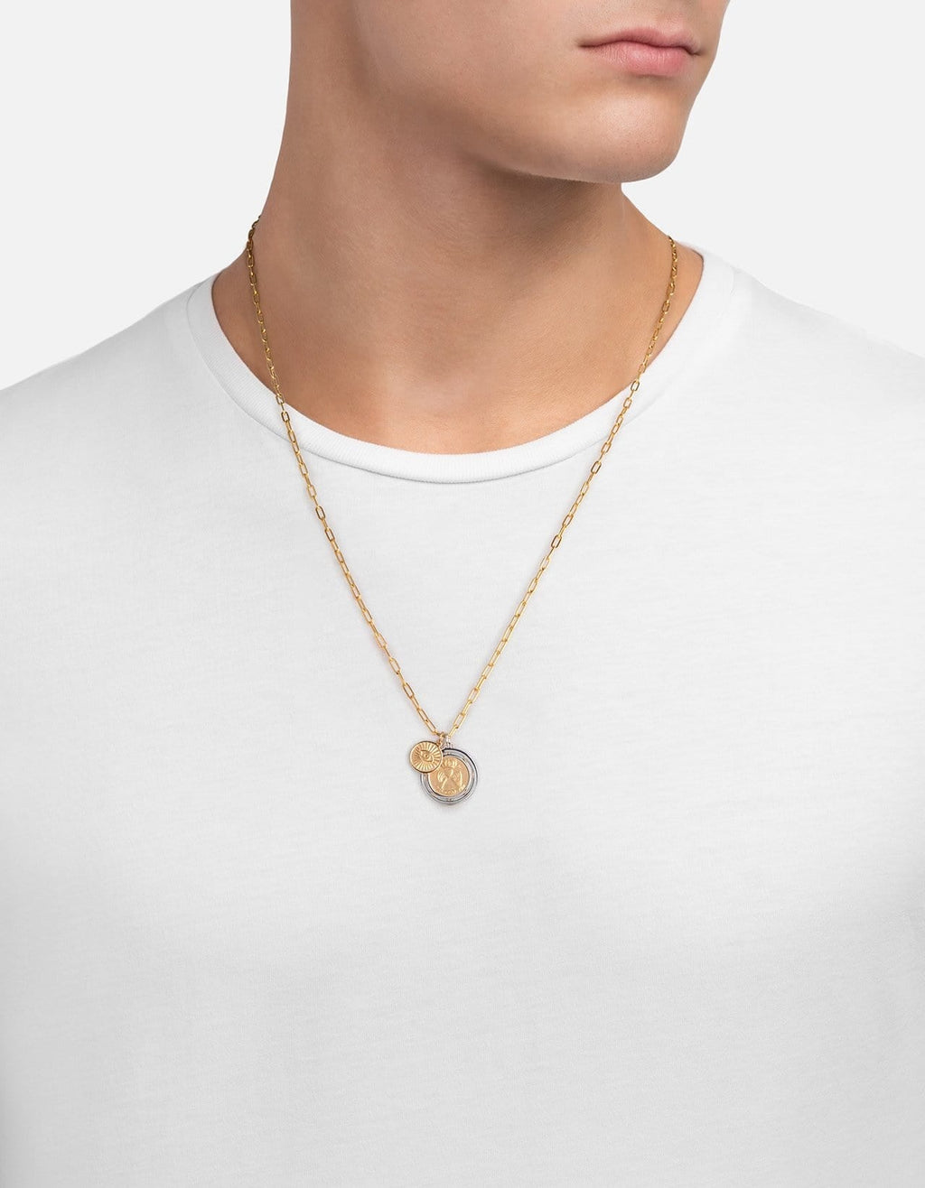 Test of Time Cable Chain Necklace, Gold Vermeil/Sterling Silver