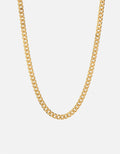 Miansai Necklaces 6.5mm Cuban Chain Necklace, Gold Vermeil Polished Gold / 21 in.