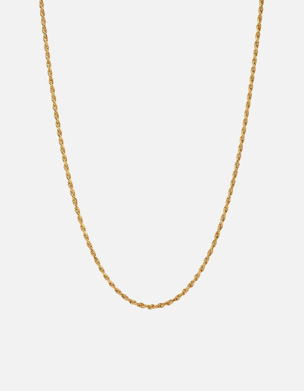 Miansai Necklaces 2.4mm Rope Chain Necklace, Gold Vermeil Polished Gold / 22 in.
