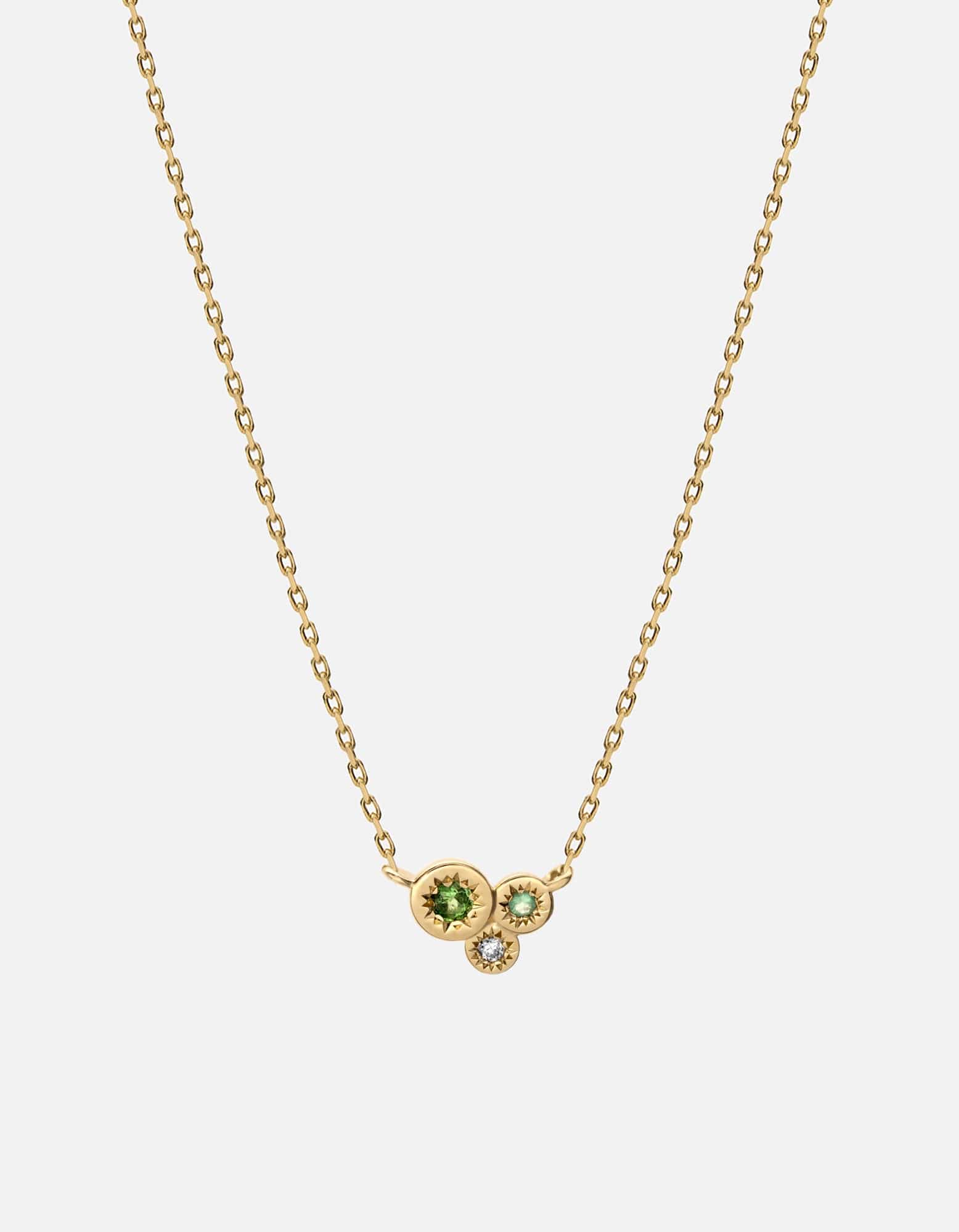 Miansai Necklaces Ora Necklace, 14k Gold Pavé/Quartz Polished Gold / 16-18 in.