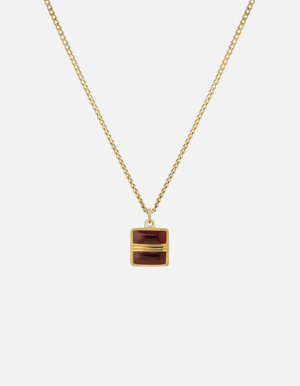 Miansai Necklaces Cardinal Necklace, Gold Vermeil/Red Red / 22 in.