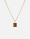 Miansai Necklaces Cardinal Necklace, Gold Vermeil/Red Red / 22 in.