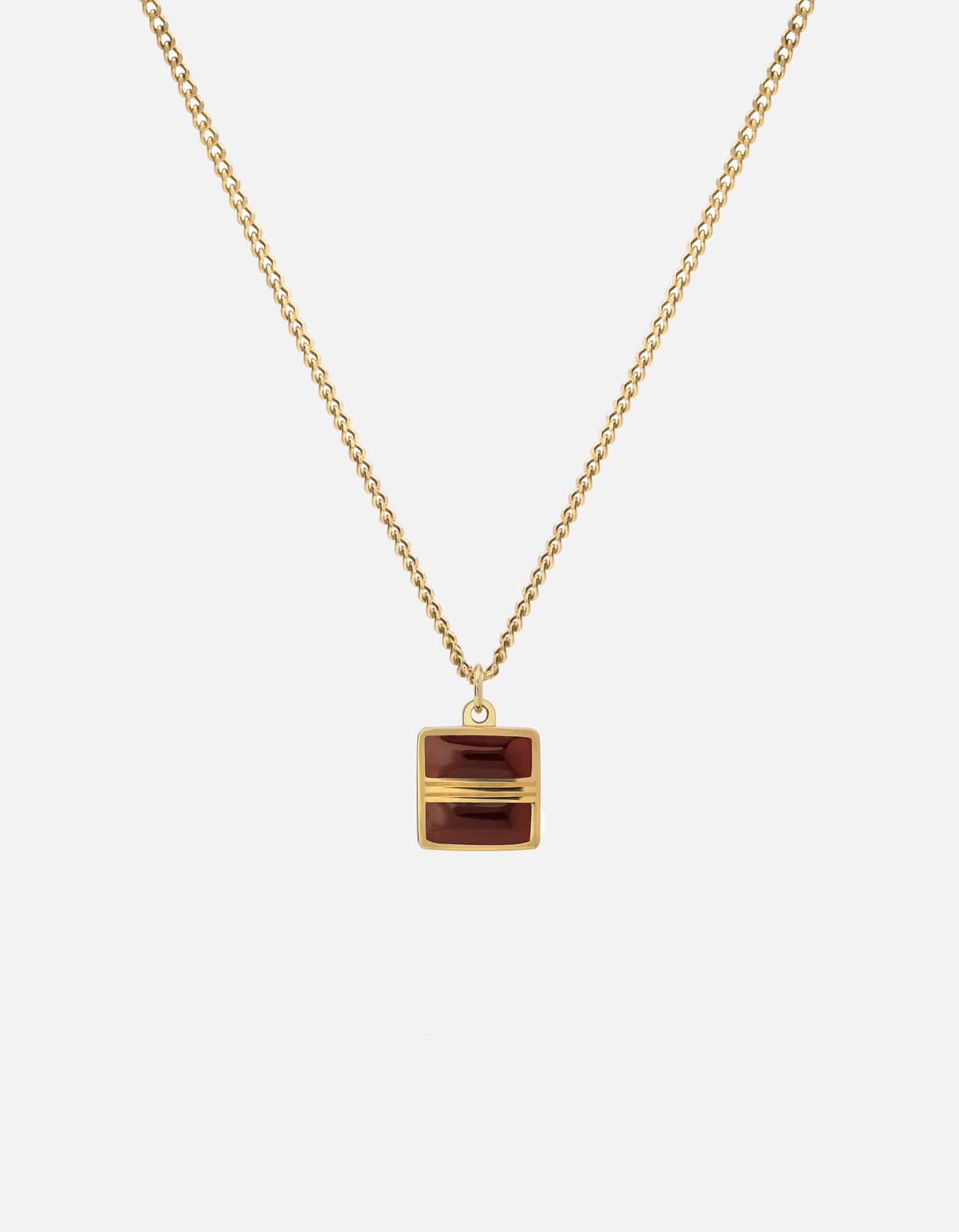 Miansai Necklaces Cardinal Necklace, Gold Vermeil/Red Red / 22 in.