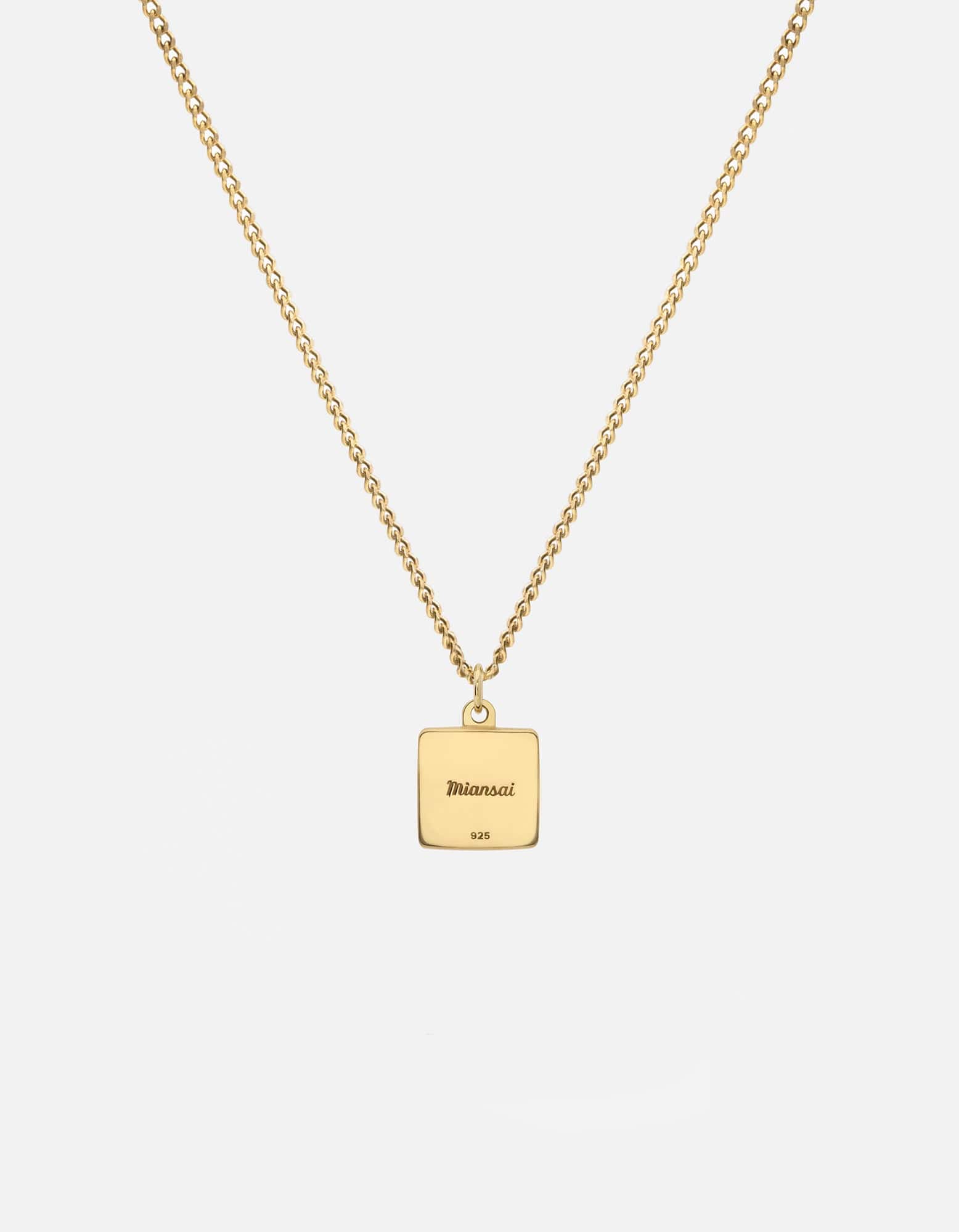 Cardinal Necklace, Gold Vermeil/Red