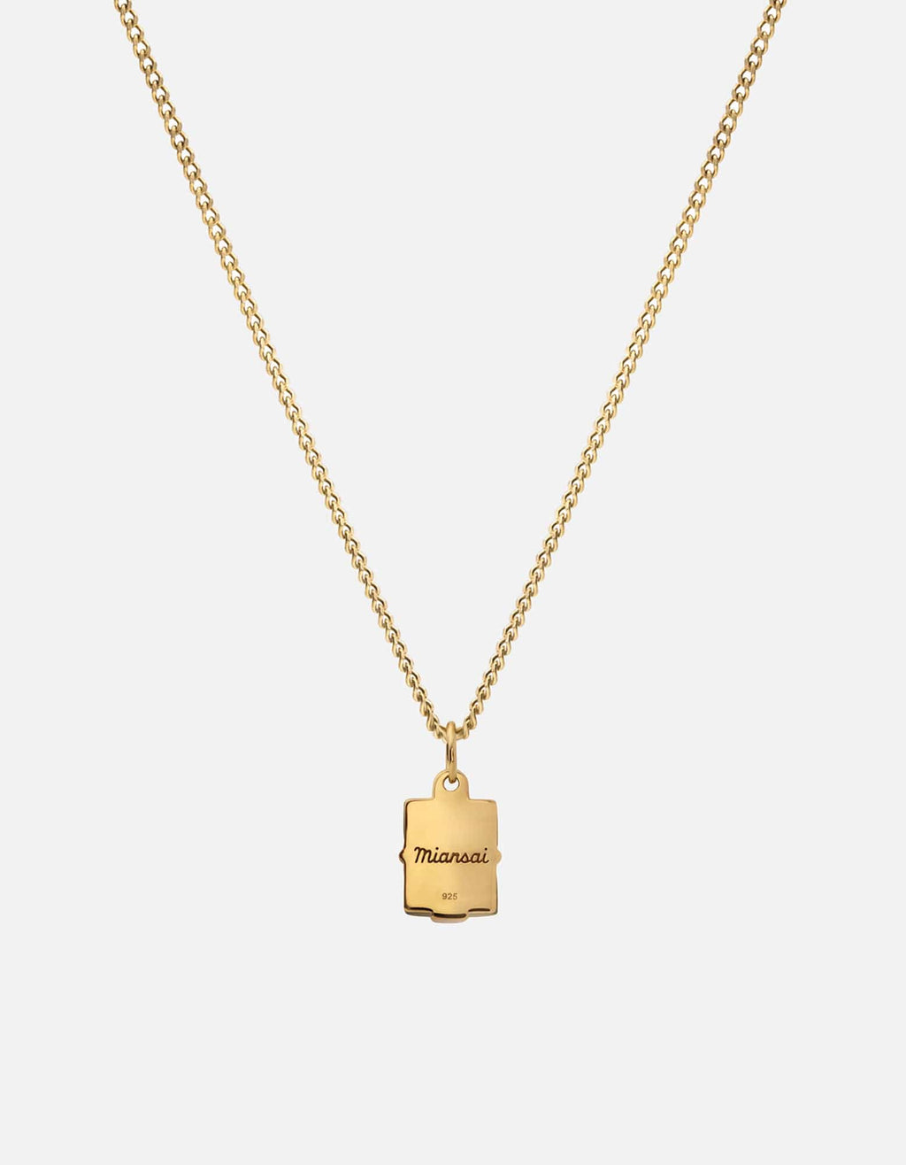Otis Jasper Pendant Necklace, Gold Vermeil