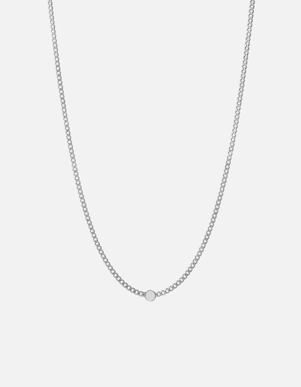 Volcan Type Chain Necklace, Sterling Silver