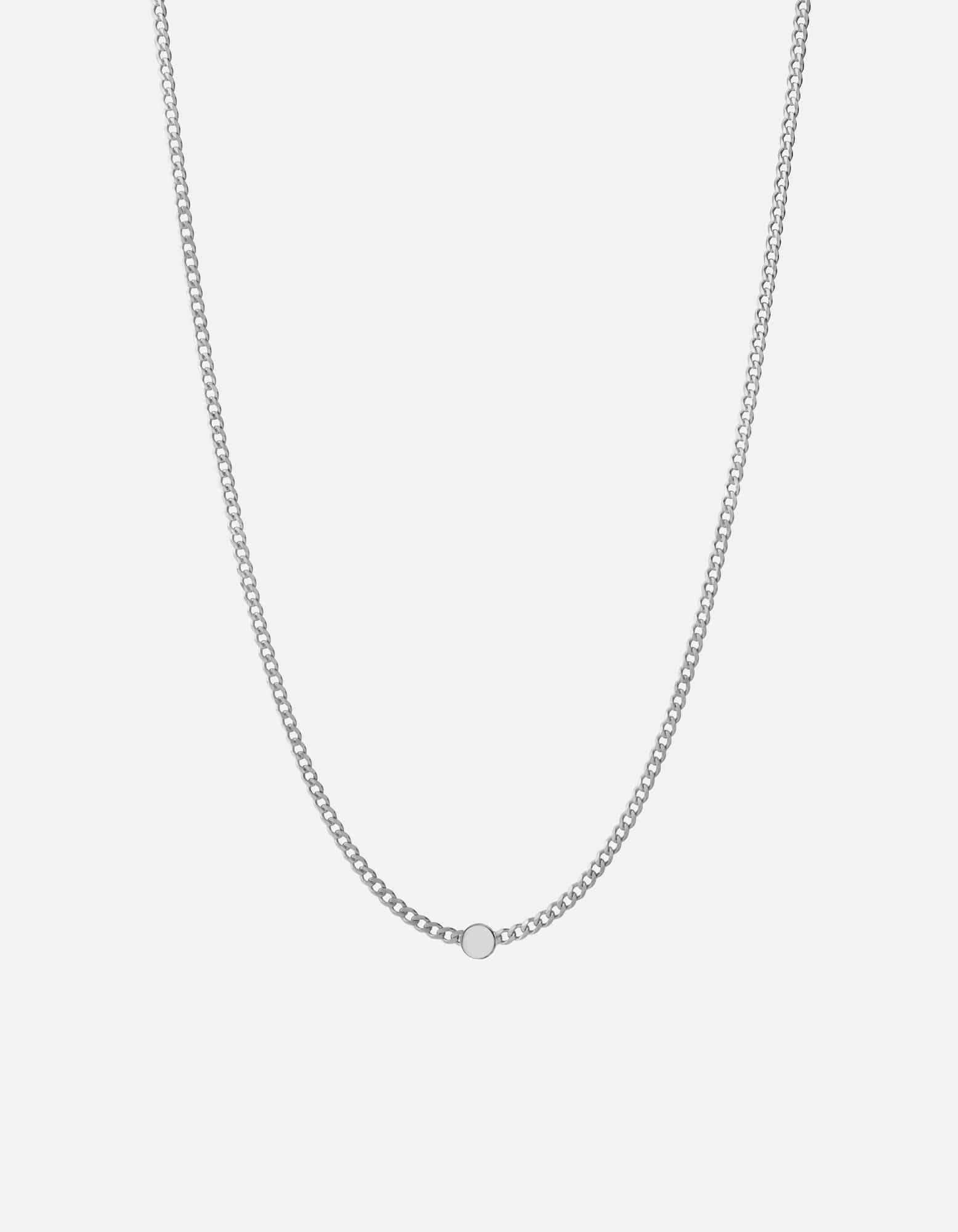 Volcan Type Chain Necklace, Sterling Silver