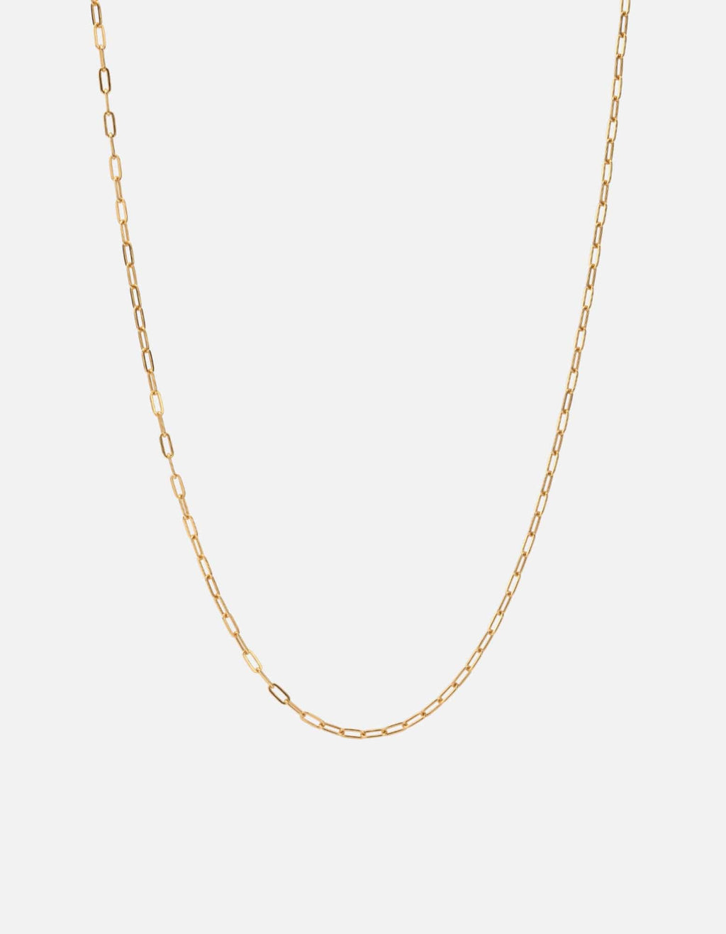 2.5mm Volt Link Cable Chain Necklace, 14k Gold