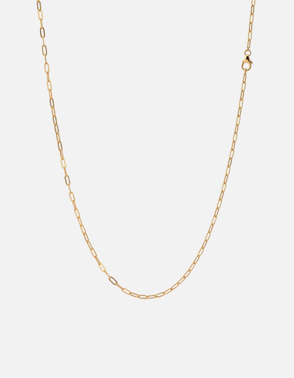Miansai Necklaces 2.5mm Volt Link Cable Chain Necklace, 14k Gold Polished Gold / 24 in.