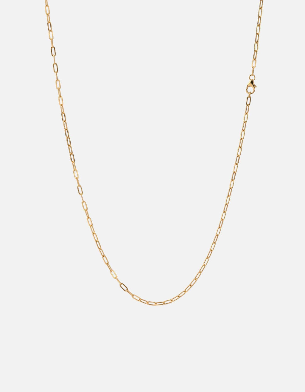 Miansai Necklaces 2.5mm Volt Link Cable Chain Necklace, 14k Gold Polished Gold / 18 in.