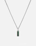 Miansai Necklaces Totem Quartz Necklace, Sterling Silver Green / 21 in.