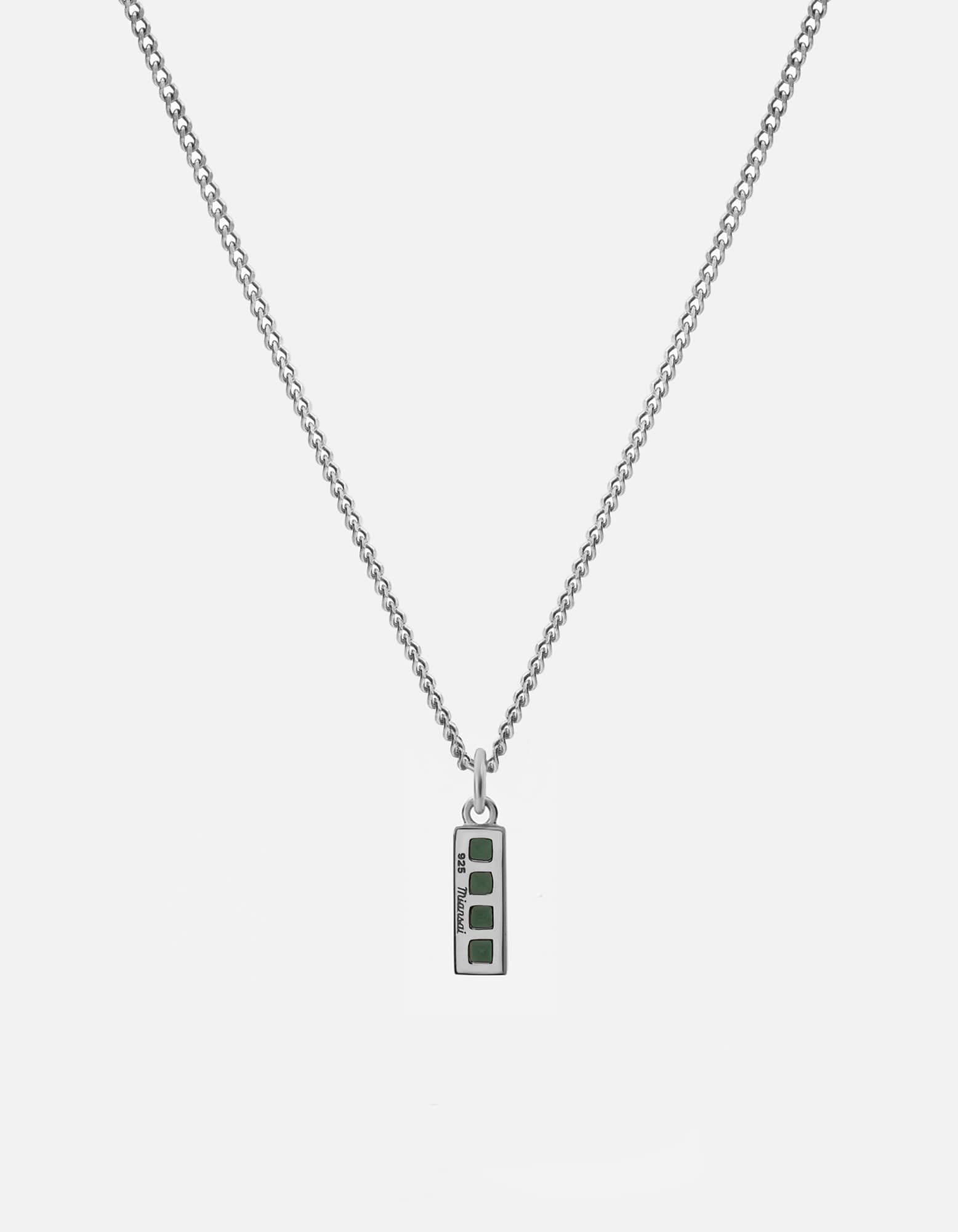 Totem Quartz Necklace, Sterling Silver