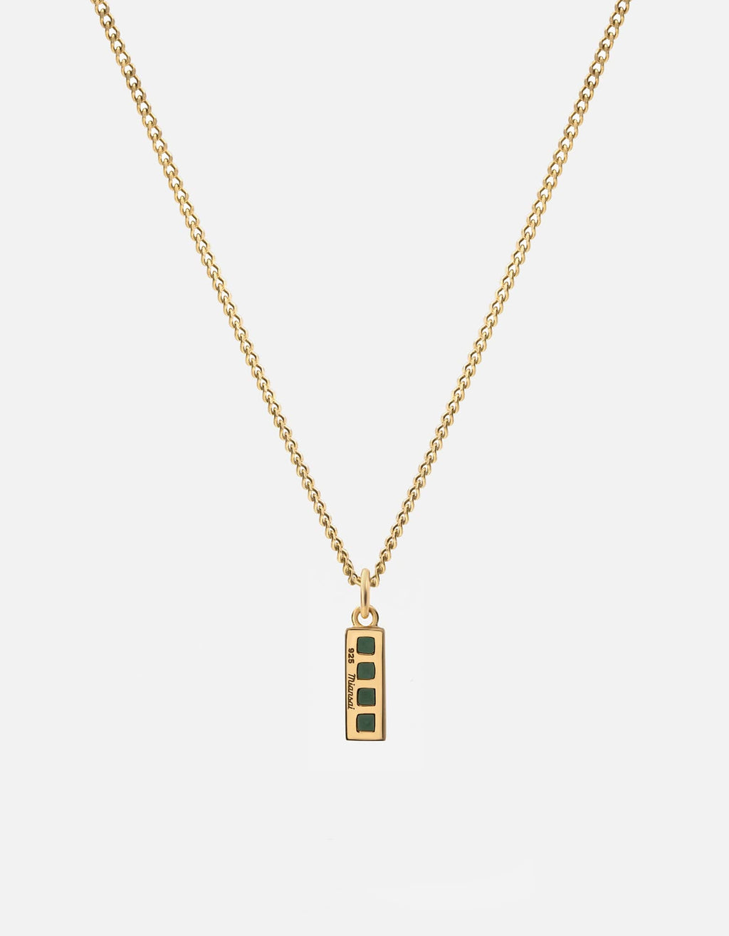 Totem Quartz Necklace, Gold Vermeil