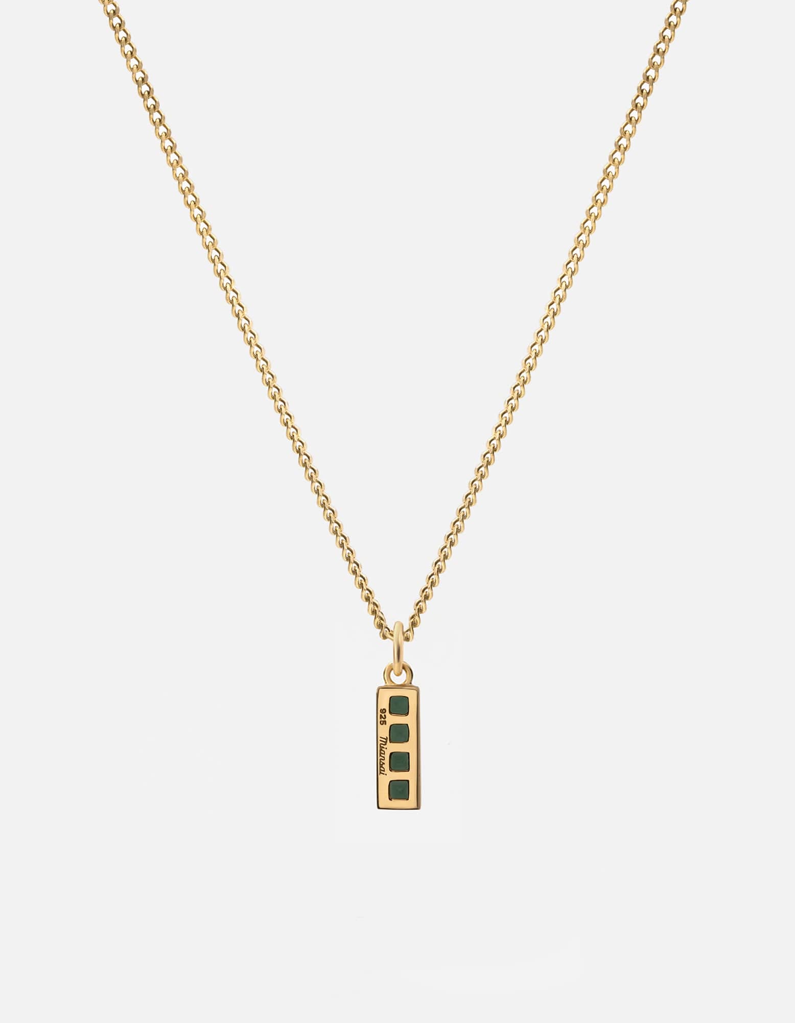 Totem Quartz Necklace, Gold Vermeil