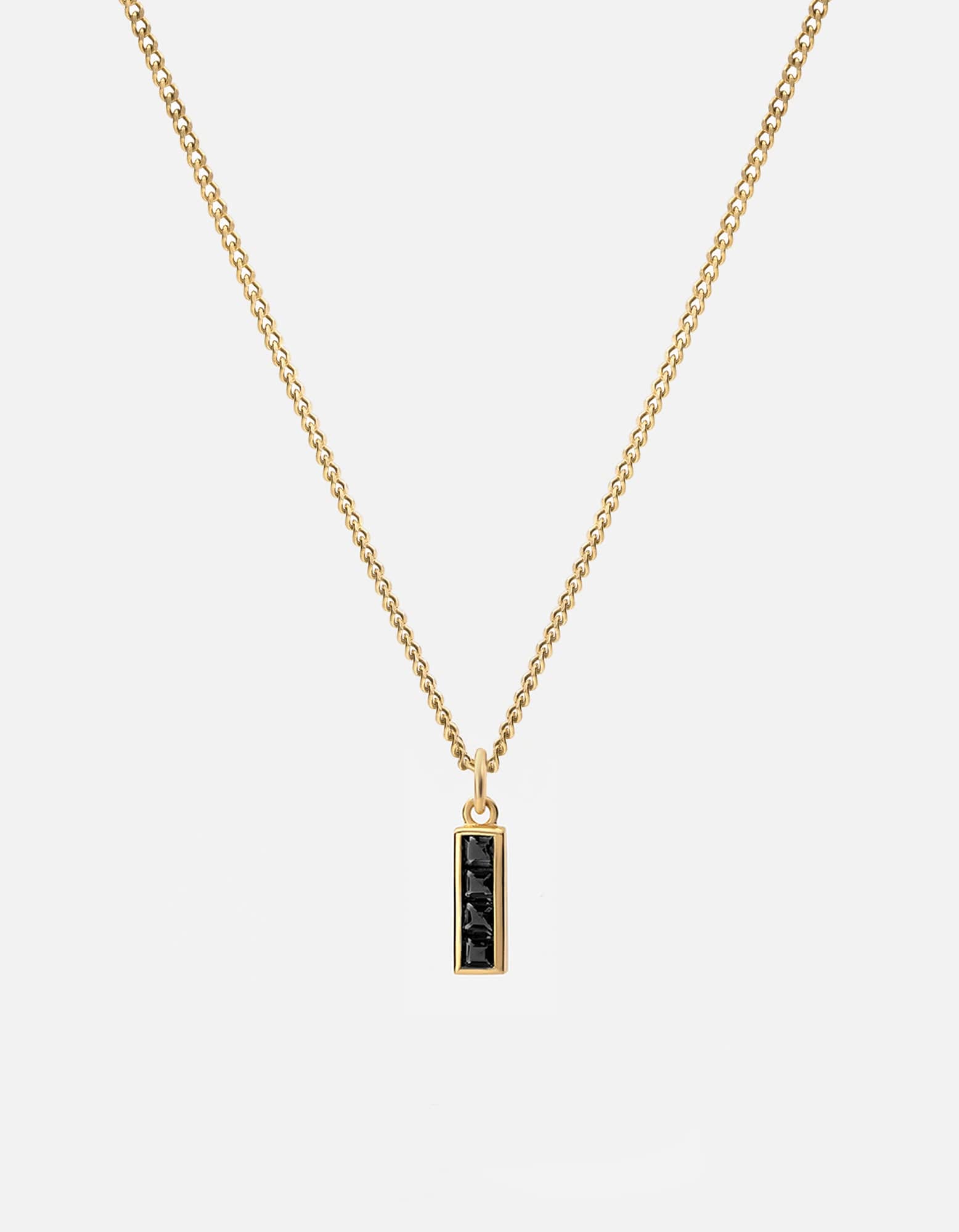 Miansai Necklaces Totem Spinels Necklace, Gold Vermeil Black / 21 in.