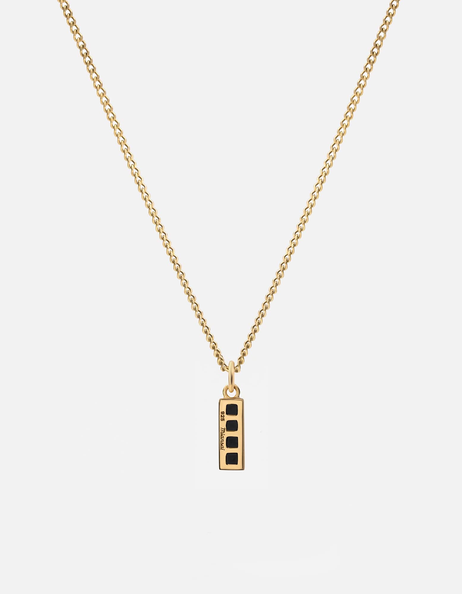 Totem Spinels Necklace, Gold Vermeil