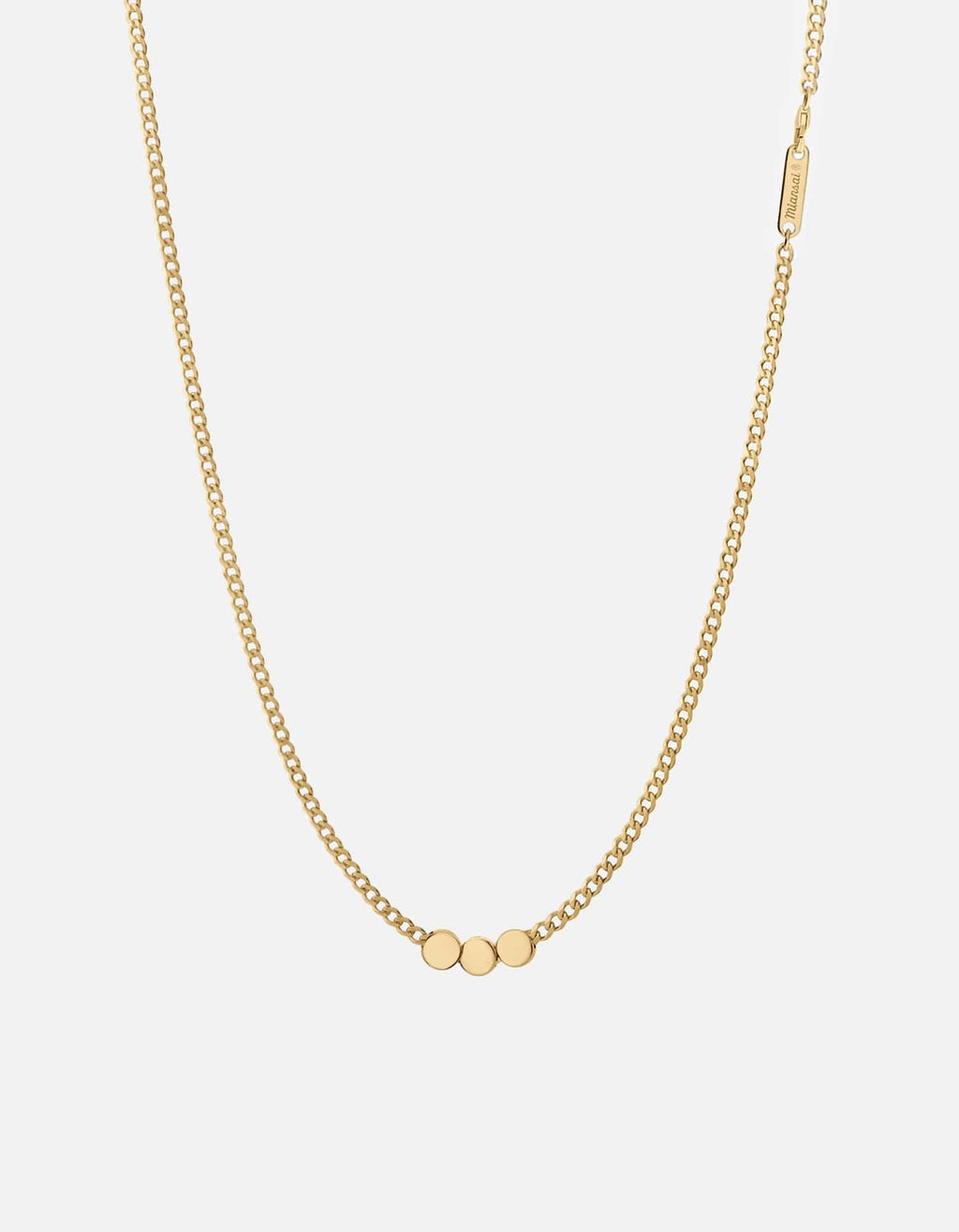 Type Chain Necklace, Gold Vermeil