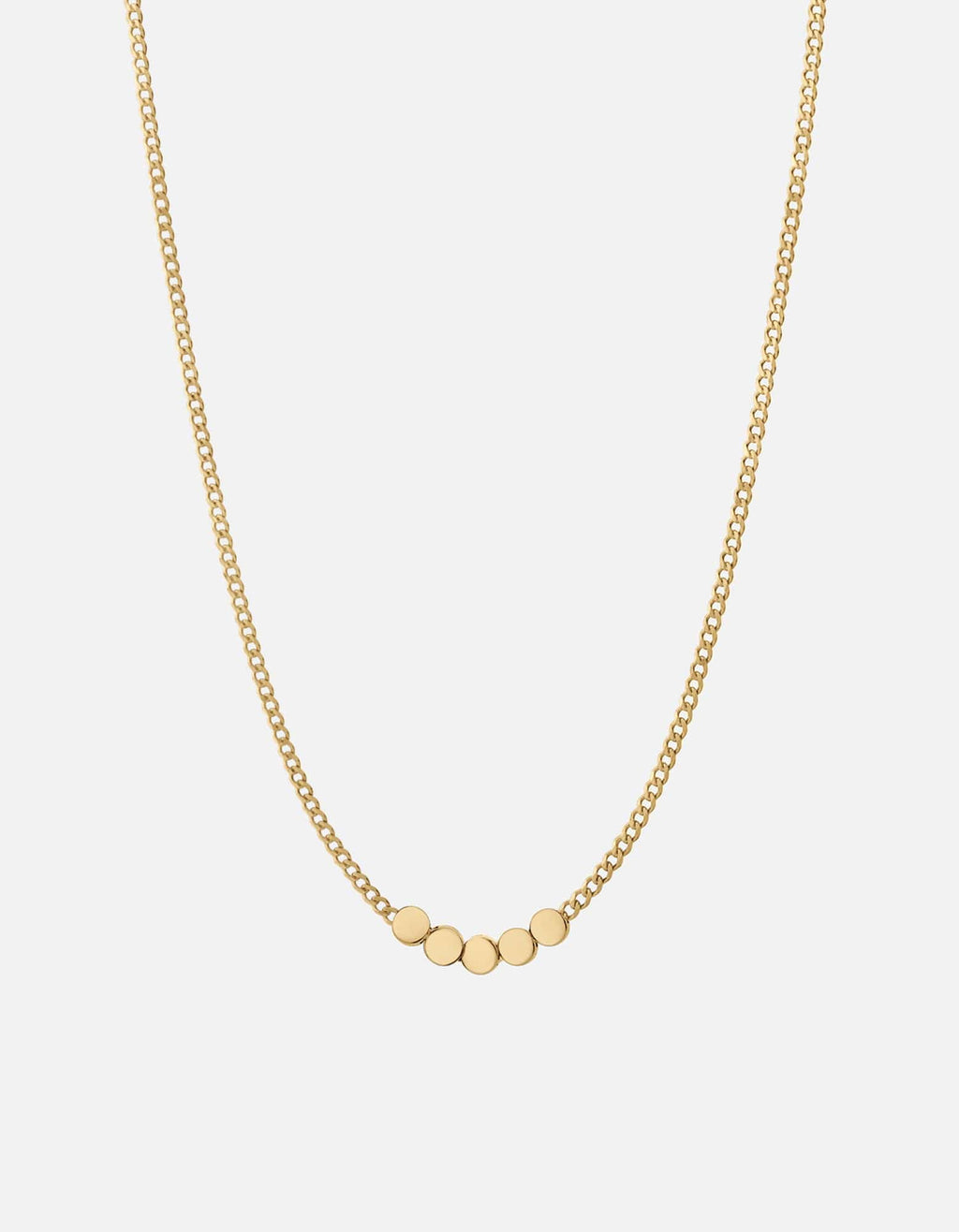 Type Chain Necklace, Gold Vermeil