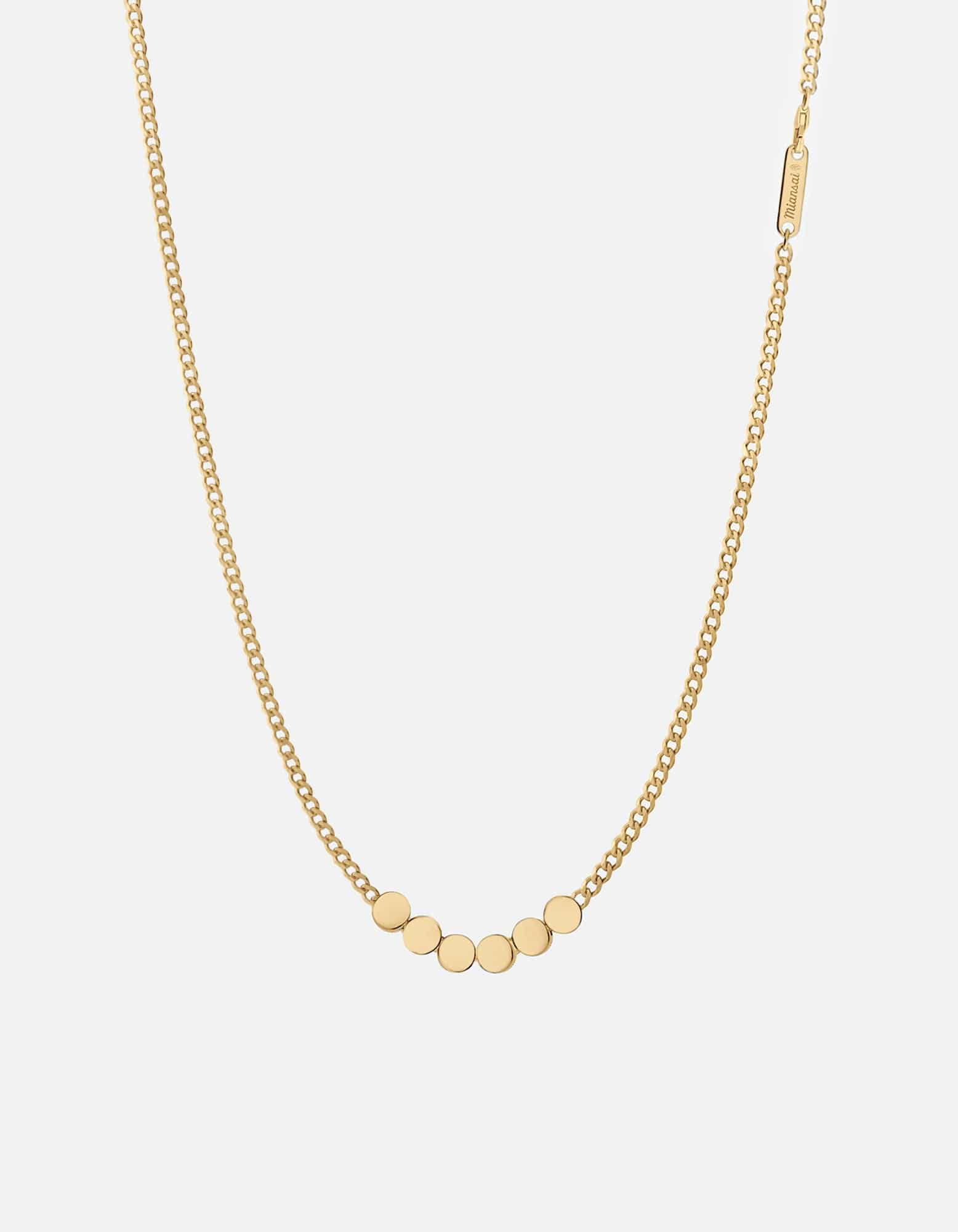 Type Chain Necklace, Gold Vermeil