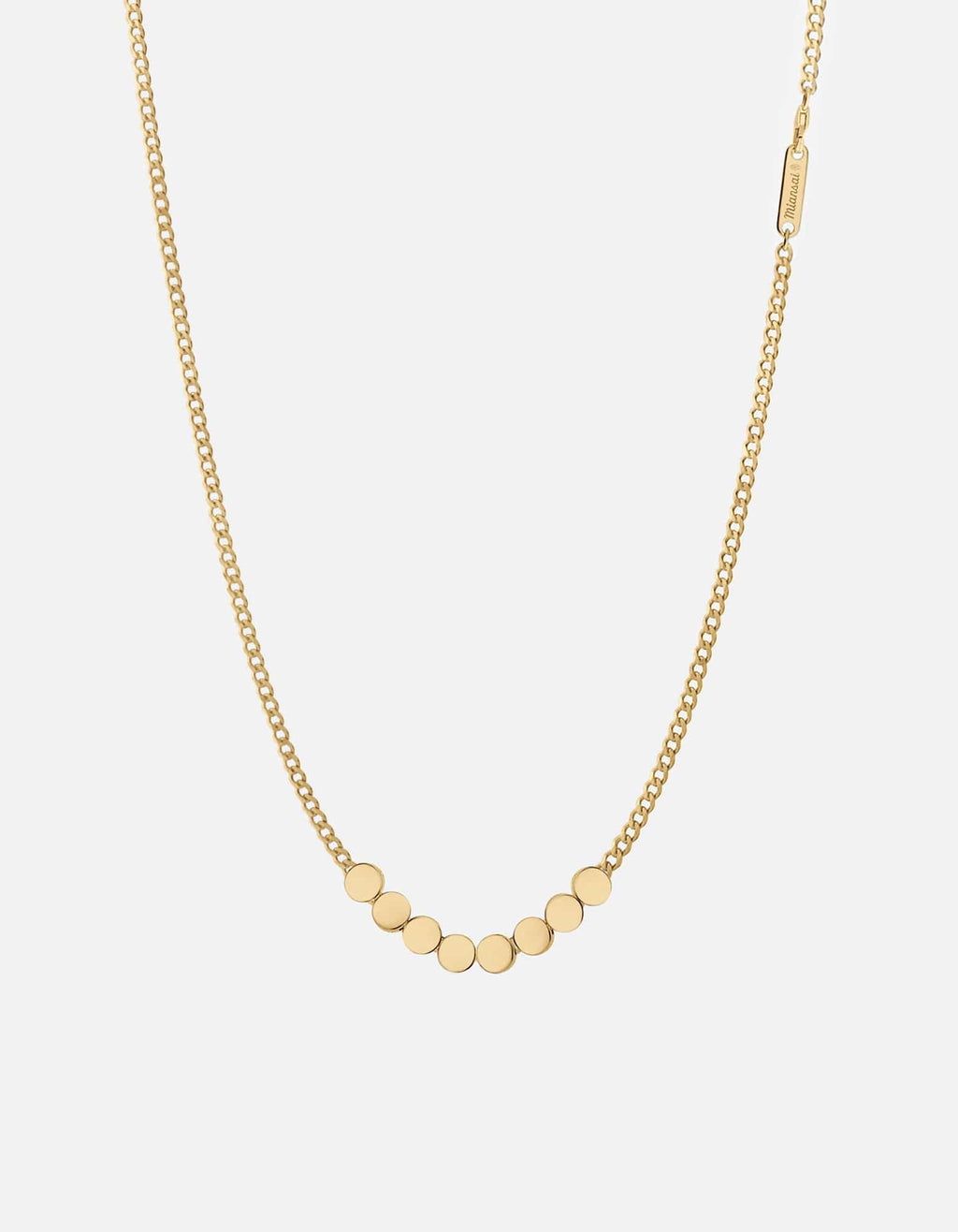 Type Chain Necklace, Gold Vermeil