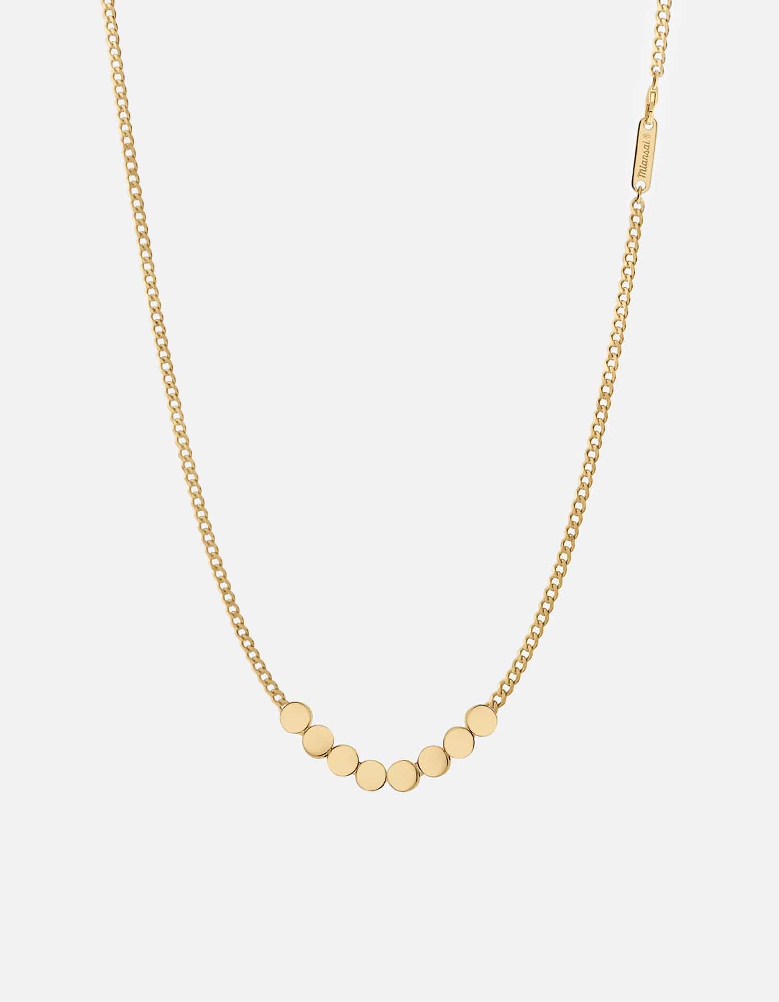 Type Chain Necklace, Gold Vermeil