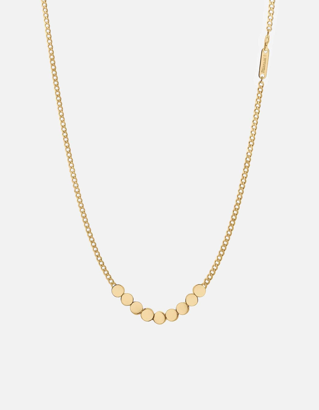 Type Chain Necklace, Gold Vermeil