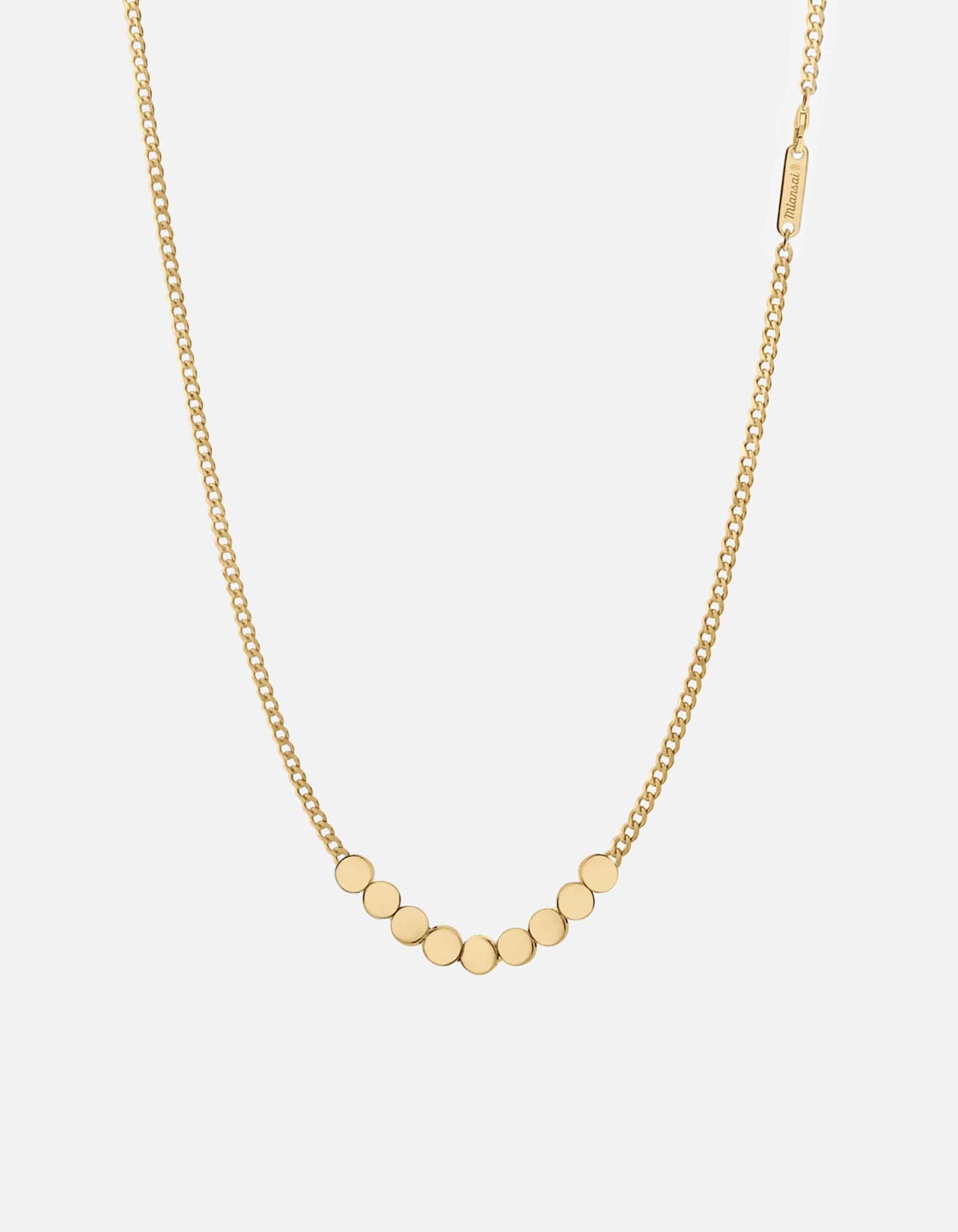 Type Chain Necklace, Gold Vermeil