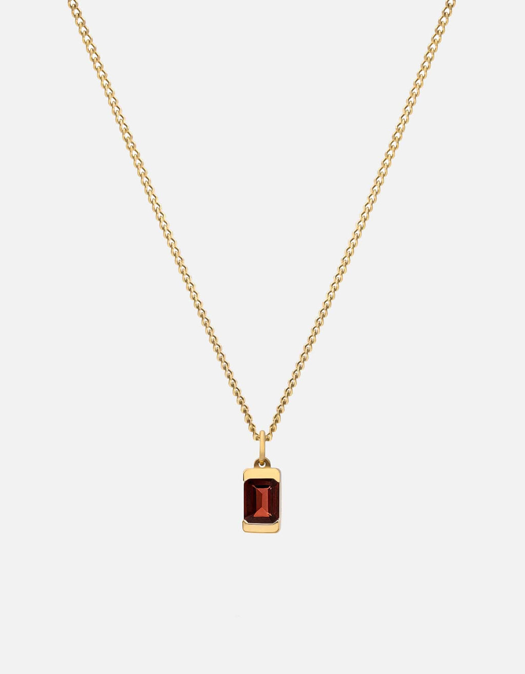 Valor Garnet Necklace, Gold