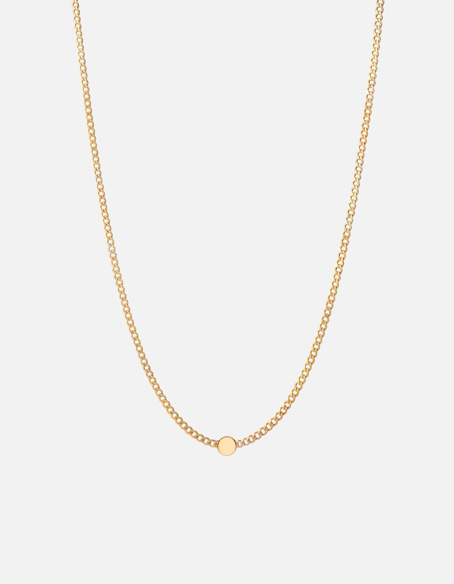 Opus Chalcedony Type Chain Necklace, Gold Vermeil/Green
