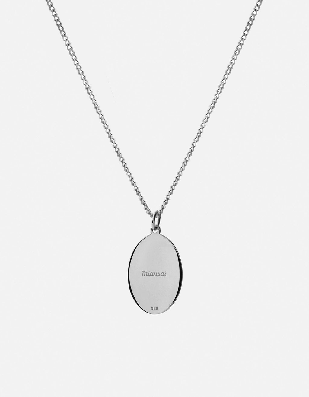 Fortuna Necklace, Sterling Silver / Green
