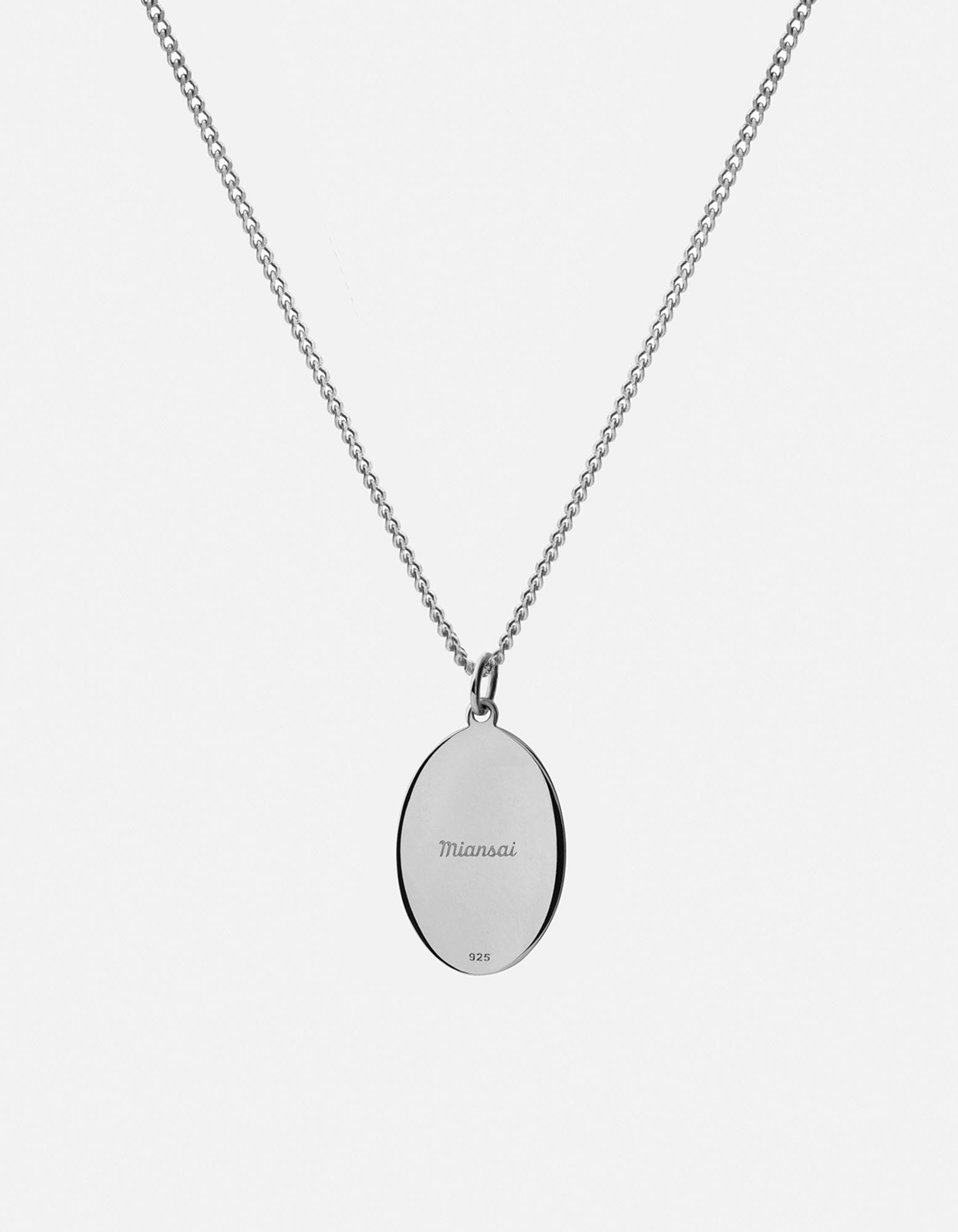 Fortuna Necklace, Sterling Silver / Green