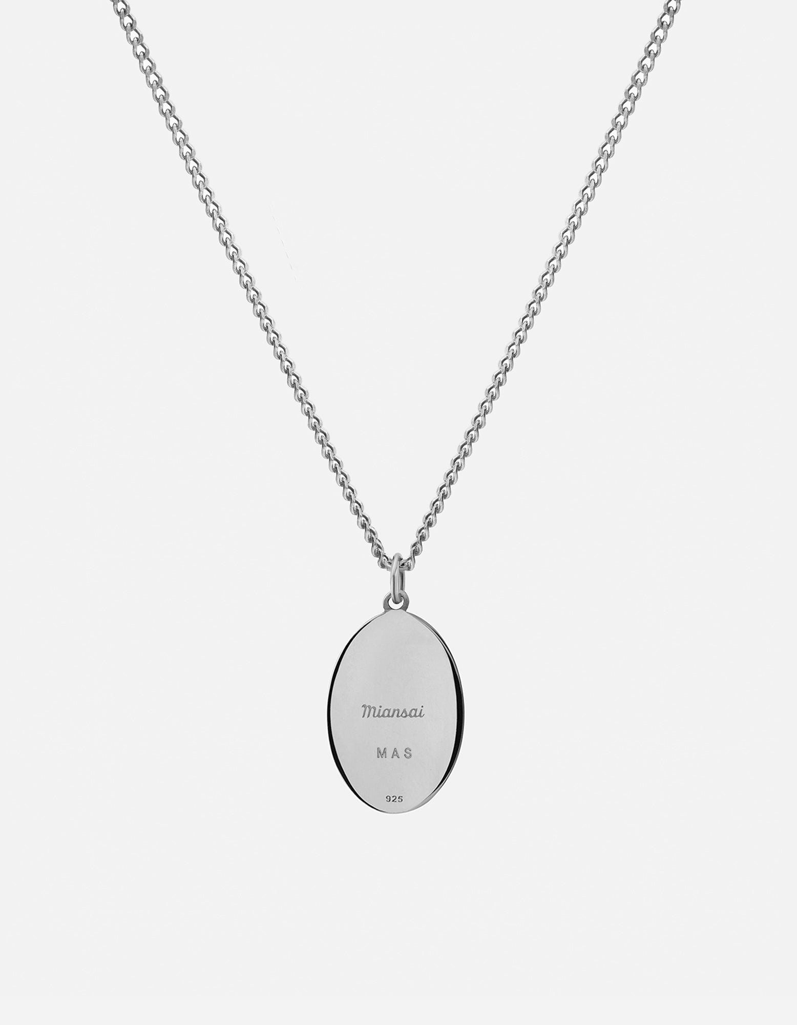 Fortuna Necklace, Sterling Silver / Green