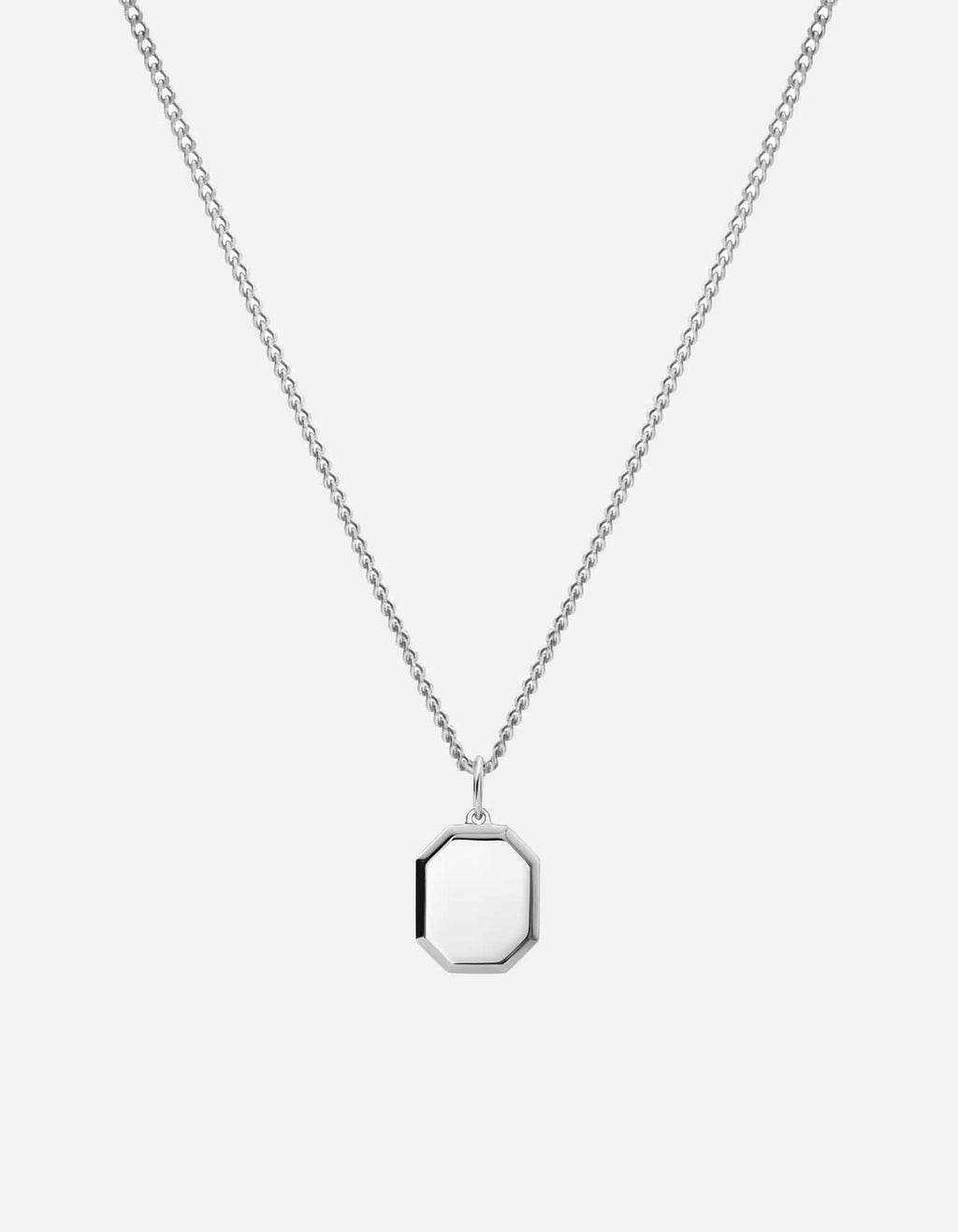 Miansai Necklaces Nyle Necklace, Sterling Silver Polished Silver / 18 in. / Monogram: No