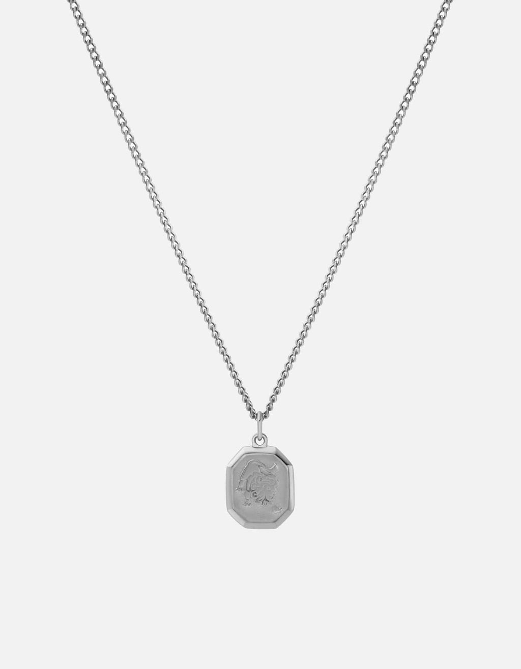 Miansai Necklaces Leo Nyle Necklace, Sterling Silver Polished Silver / 21 in. / Monogram: No