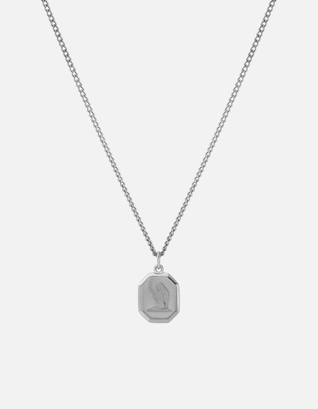Miansai Necklaces Virgo Nyle Necklace, Sterling Silver Polished Silver / 21 in. / Monogram: No
