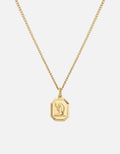 Miansai Necklaces Virgo Nyle Necklace, Gold Vermeil Polished Gold / 21 in. / Monogram: No
